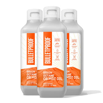 Image: Bulletproof Brain Octane C8 MCT Oil 32oz - 3 pack