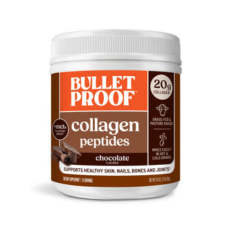 Image: Bulletproof Chocolate Collagen Peptides 17.6 oz packaging