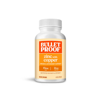 Image: bulletproof zinc with copper 60 ct
