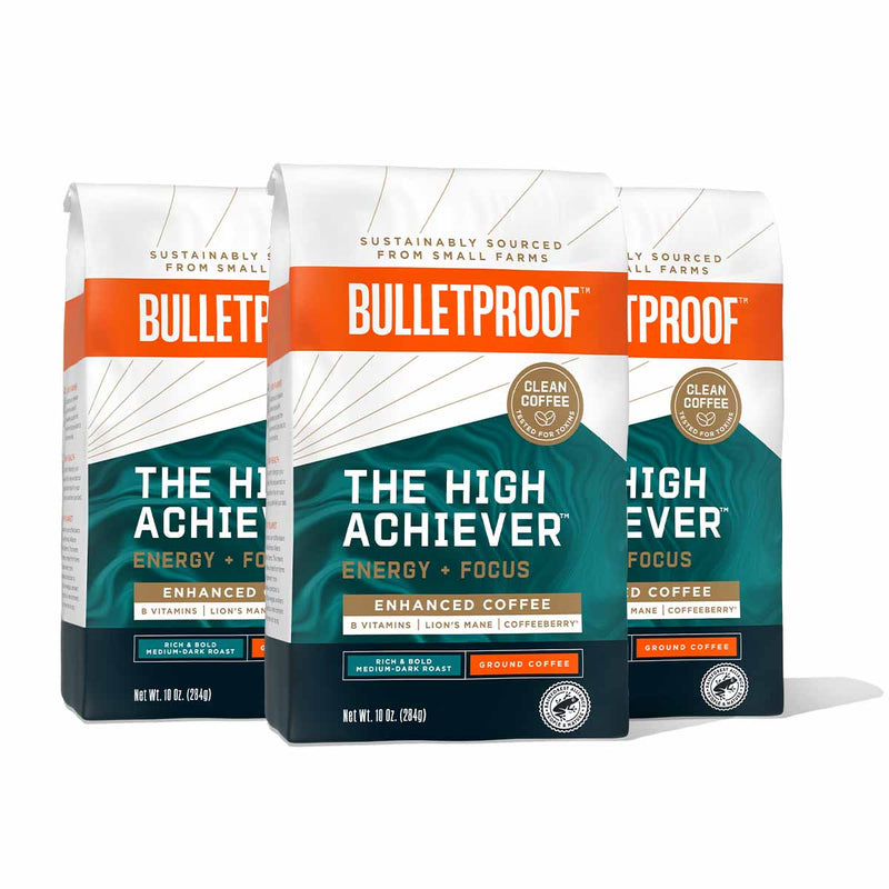 Bulletproof The High Achiever™ Ground Coffee 3 pack