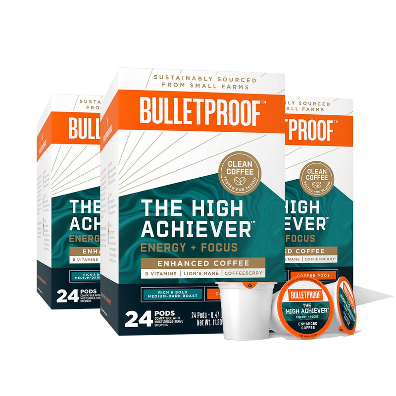 Bulletproof High Achiever Coffee Pods 3 Pack