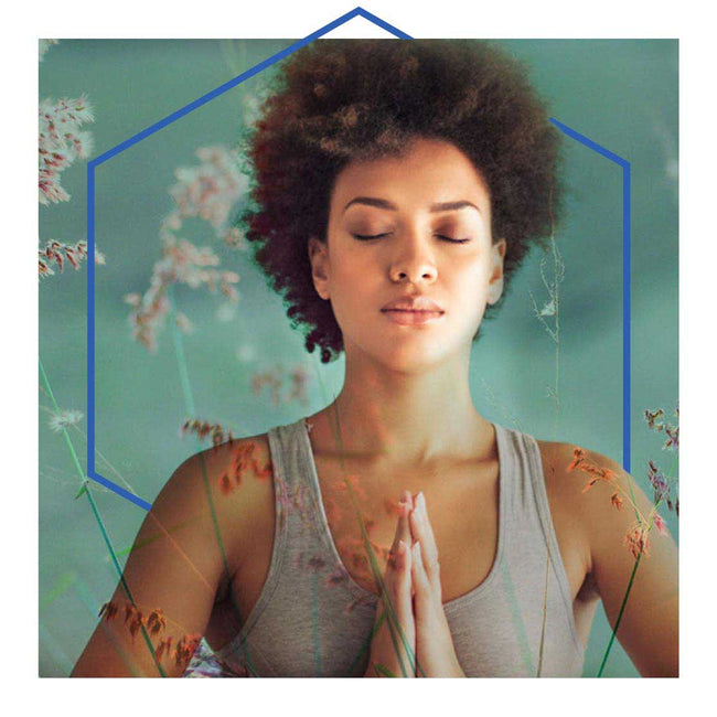 Woman meditating