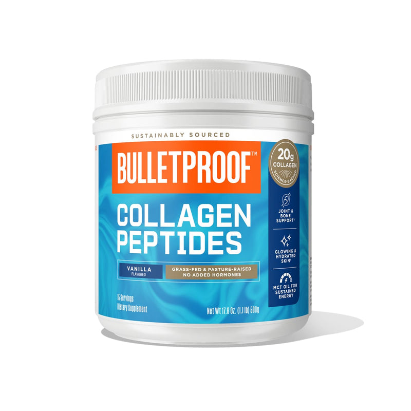 Bulletproof Vanilla Collagen Peptides, 17.6 oz.