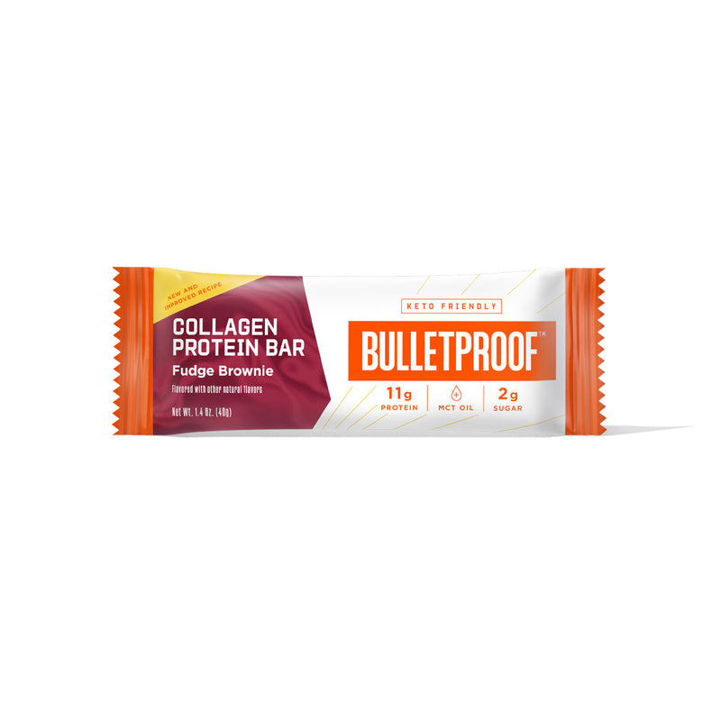 Bulletproof Fudge Brownie Collagen Protein Bar