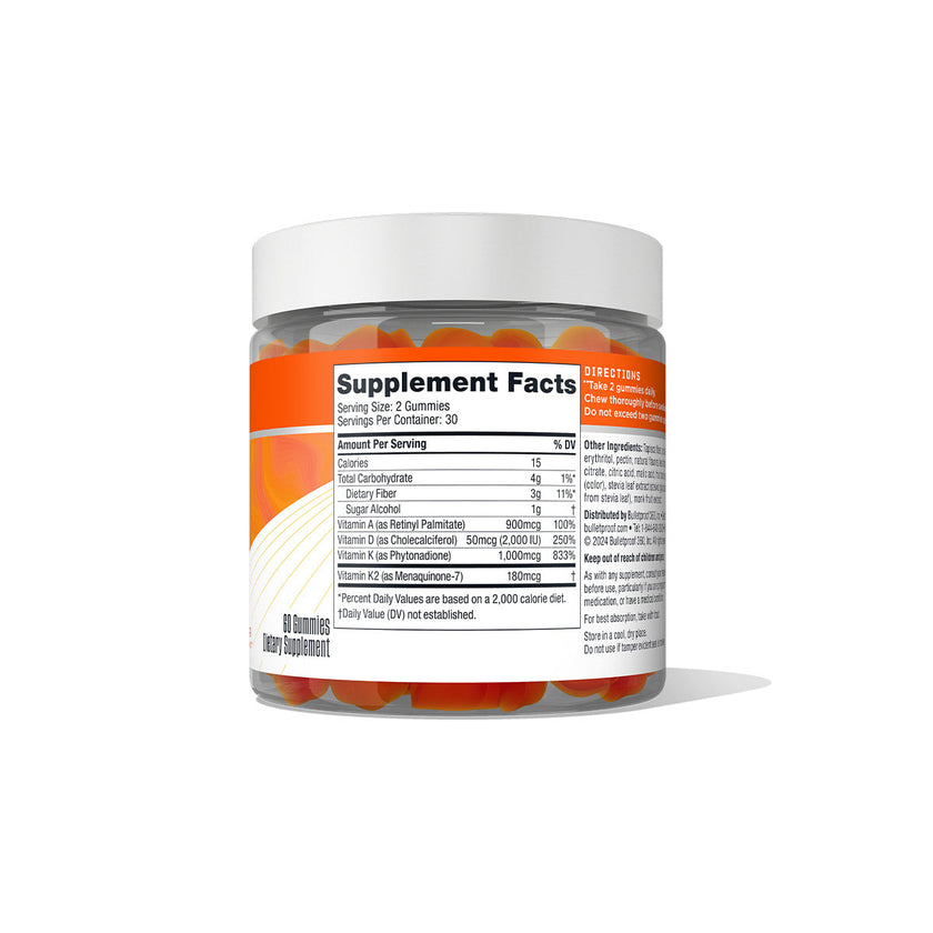 Bullet Proof Vitamins A+D+K Gummies