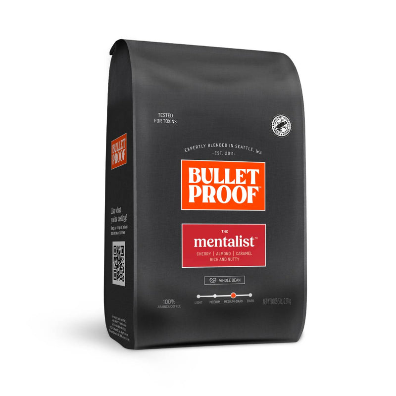 Bulletproof The Mentalist Medium Dark Roast Whole Bean Coffee - 5 lb