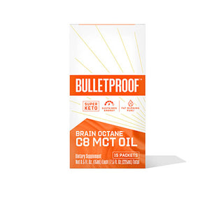 Bulletproof brain octane c8 mct oil packets