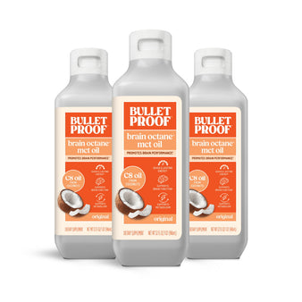 Image: Brain Octane C8 MCT Oil 3 pack, 32 oz.