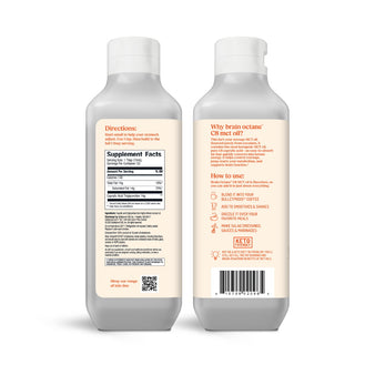 Bulletproof Brain Octane MCT Oil 32 oz, 3 pack Supplement Facts