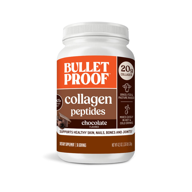 Bulletproof Chocolate Collagen Peptides 42.3 oz packaging