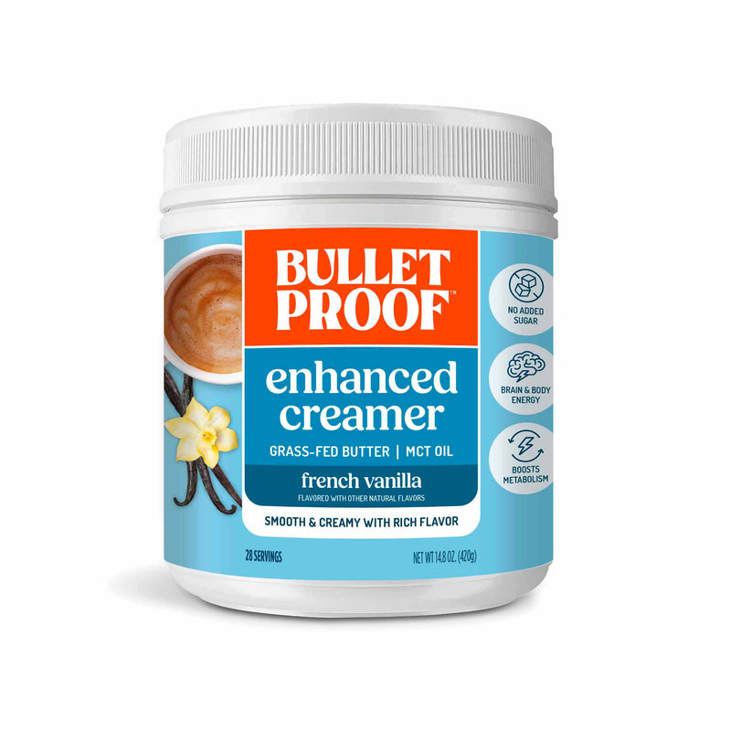 Bulletproof French Vanilla Creamer 14.8 oz Packaging