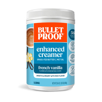 Image: Bulletproof French Vanilla Creamer 29.6 oz. Packaging