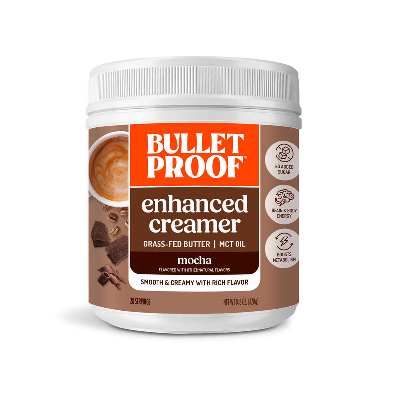 Bulletproof Mocha Creamer 14.8 oz packaging