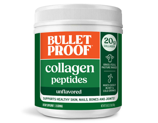 Bulletproof unflavored collagen peptides 17.6 oz package