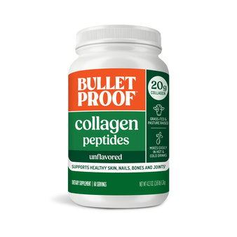 Image: Bulletproof unflavored collagen peptides 42.3 oz package