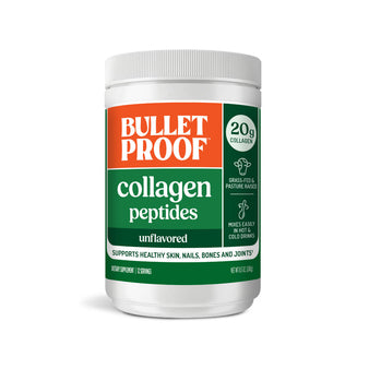 Image: Bulletproof unflavored collagen peptides 8 oz  package