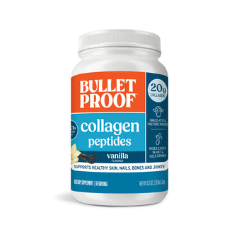 Image: Bulletproof Vanilla Collagen Peptide 42.3oz Packaging