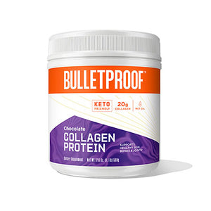 Bulletproof chocolate collagen protein