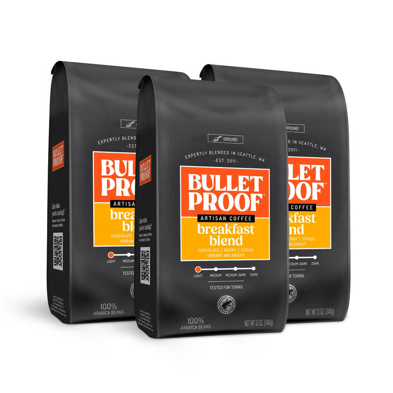 Bulletproof Breakfast Blend Light Roast Ground Coffee