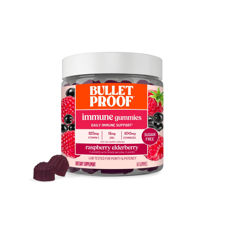 Bulletproof immune gummies packaging
