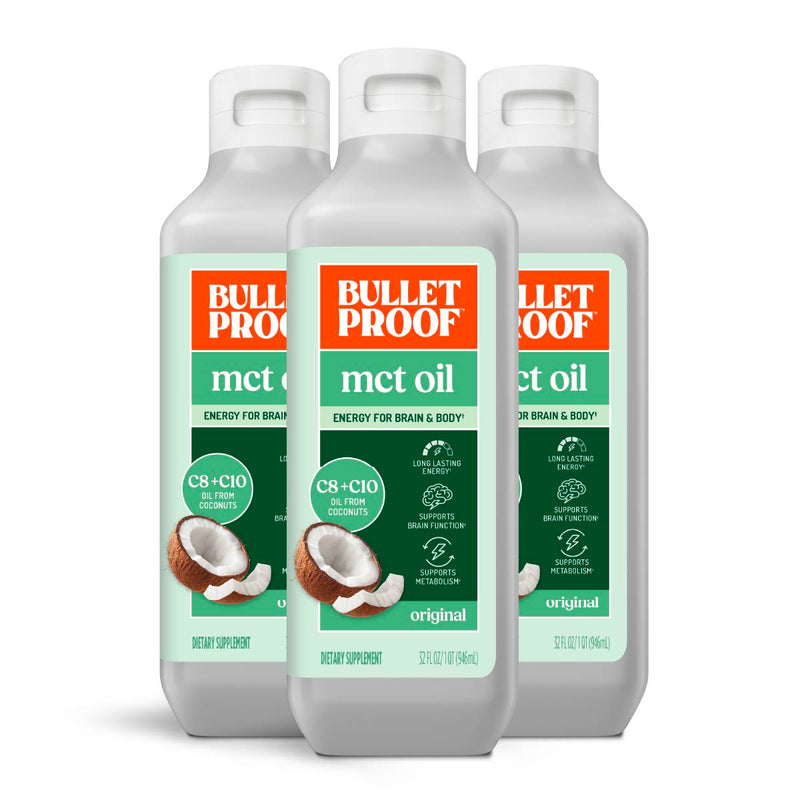 Bulletproof MCT Oil 32 oz 3 pack