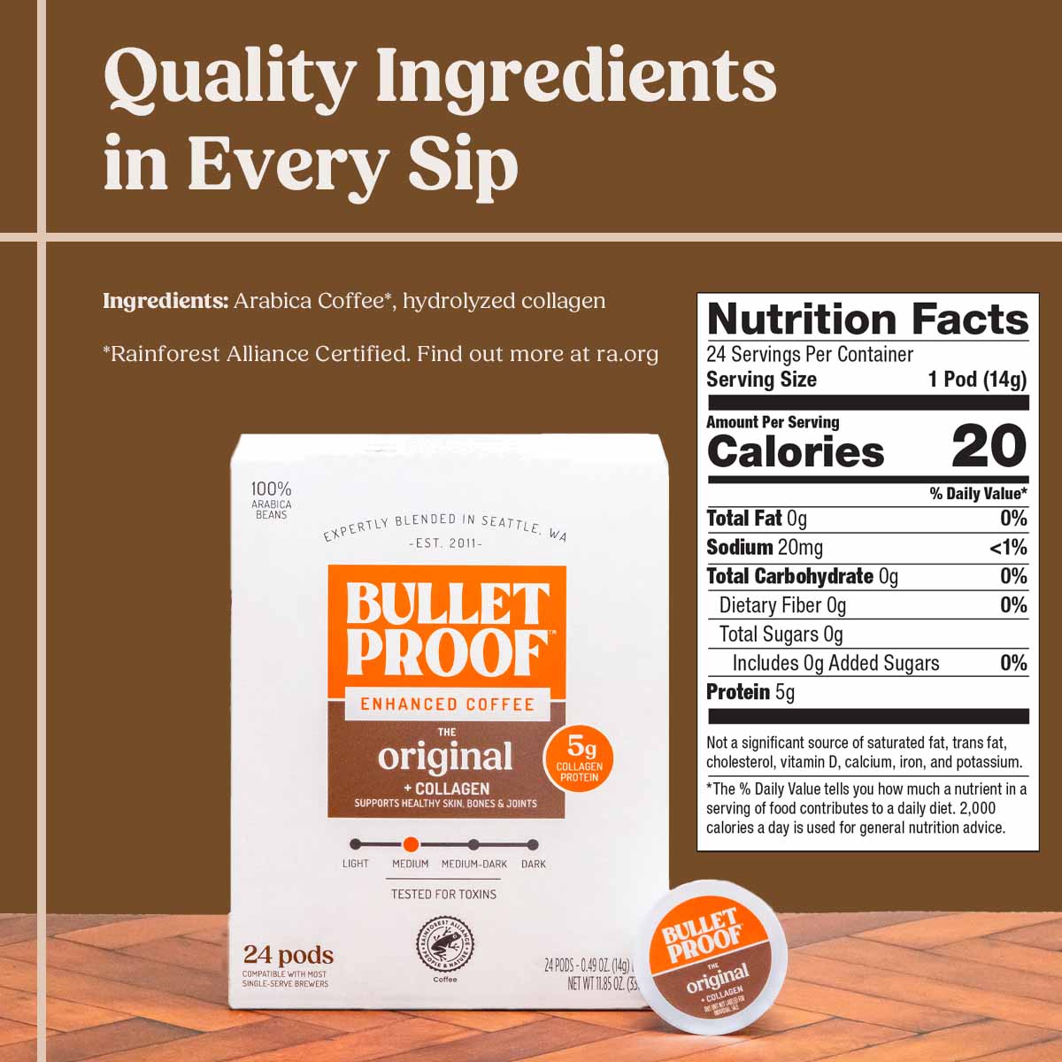 slimming coffee with collagen and glutathione reviews The Original + Collagen Coffee Pods