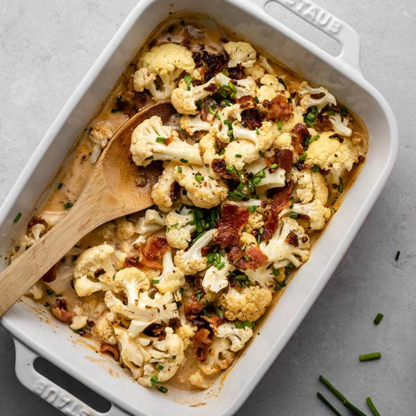 Bulletproof Collagen peptides cauliflower casserole recipe