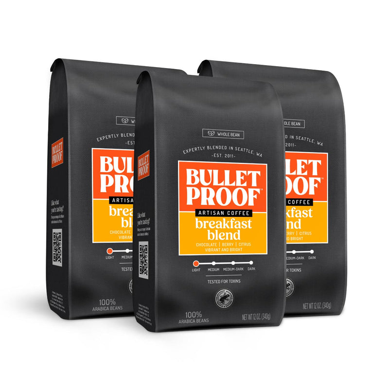 Bulletproof Breakfast Blend Whole Bean Coffee  