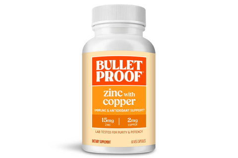 bulletproof zinc with copper 60 ct