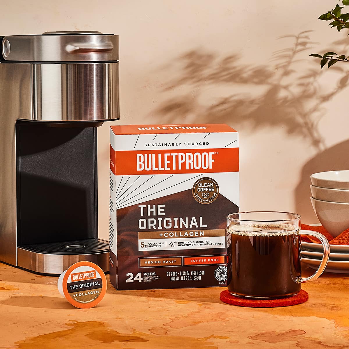 The Original Ground Coffee, Medium Roast, 12 Oz, Bulletproof Keto