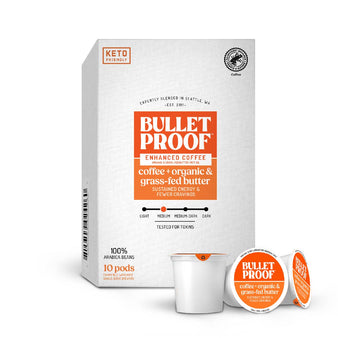 Image: bulletproof coffee + organic & grass-fed butter pods 10 ct