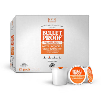 Image: bulletproof coffee + organic & grass-fed butter pods 24 ct