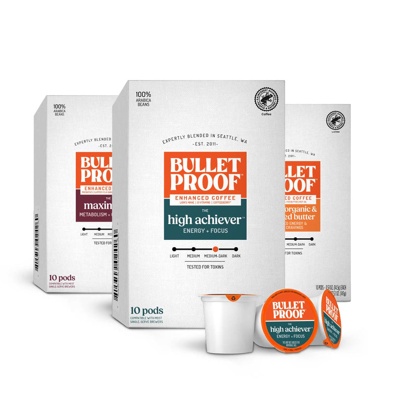 Bulletproof Coffee 10ct Pods Variety Pack 3 pack