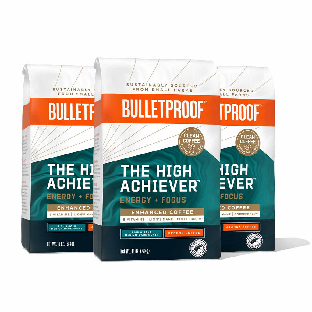 The High Achiever | Ground Coffee 3-Pack | Bulletproof