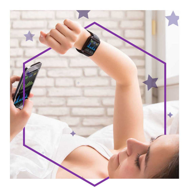 Woman looking at watch