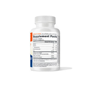 Bulletproof Turmeric Curcumin Complex supplement facts