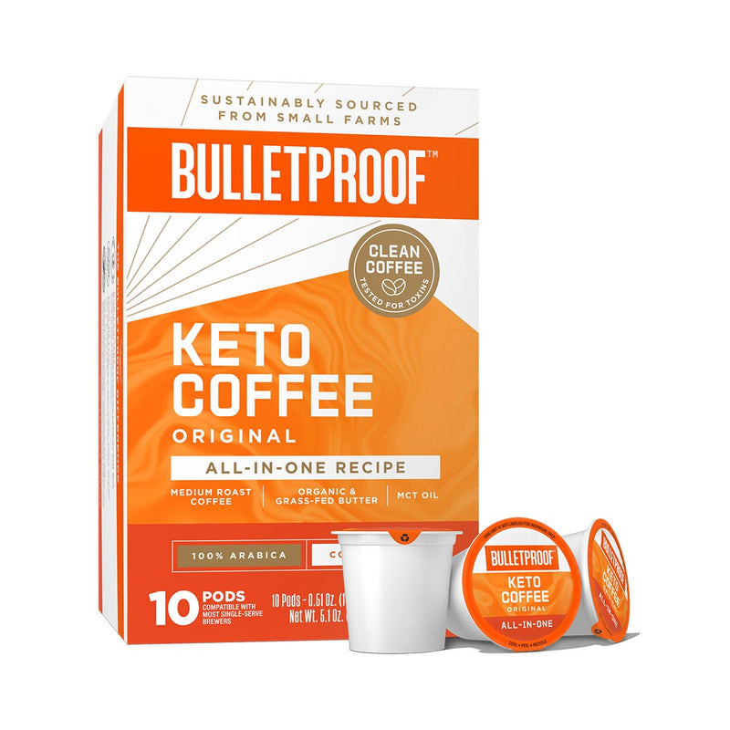 Bulletproof Keto Coffee Pods, 10ct
