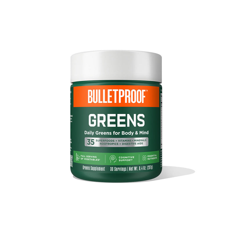 Bulletproof Greens Powder Jar