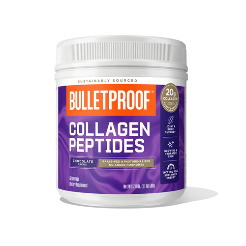 Chocolate Collagen Peptides Powder, 17.6oz | Bulletproof