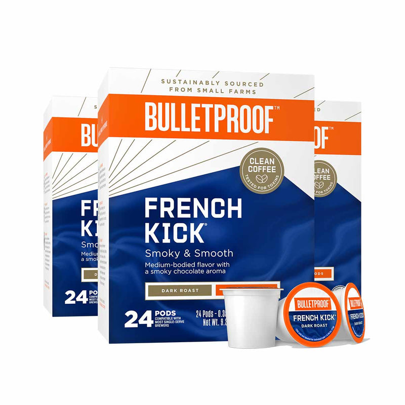 Bulletproof French Kick Coffee Pods 3 pack