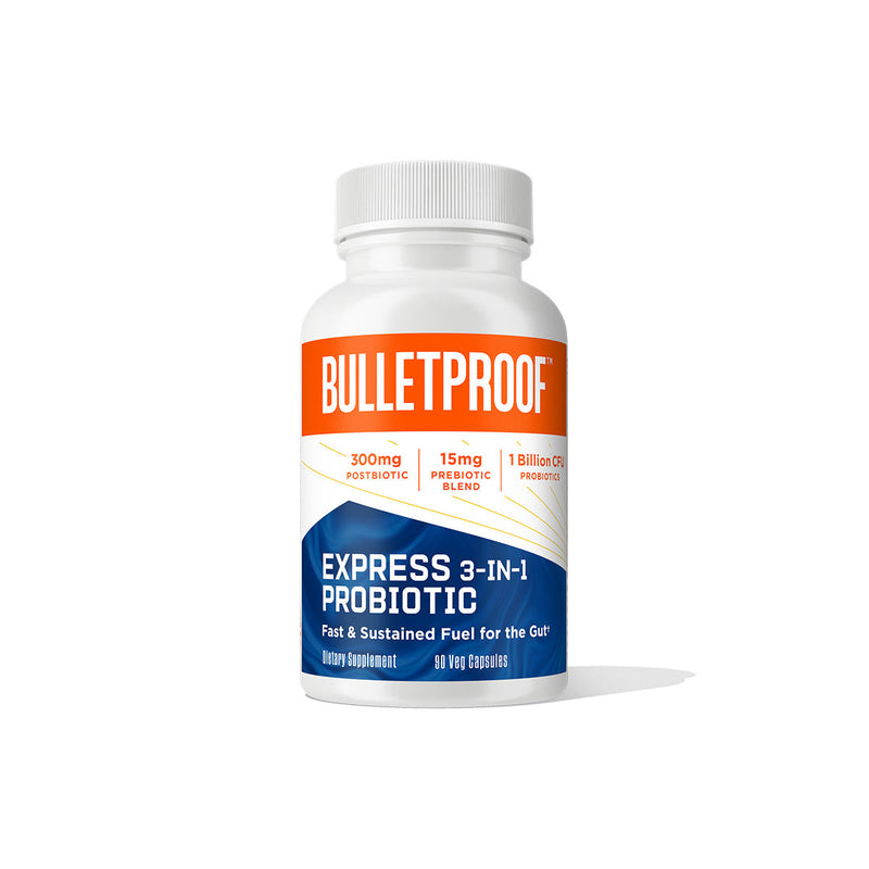 Bulletproof Express 3-in-1 Probiotic, 90 count