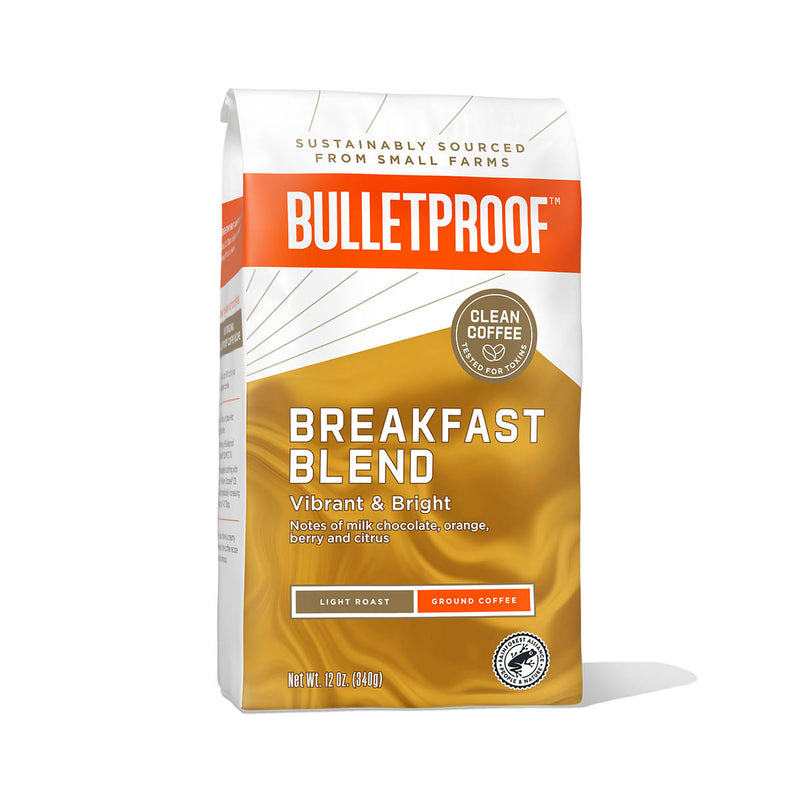 Bulletproof Breakfast Blend Light Roast Ground Coffee - 12 oz