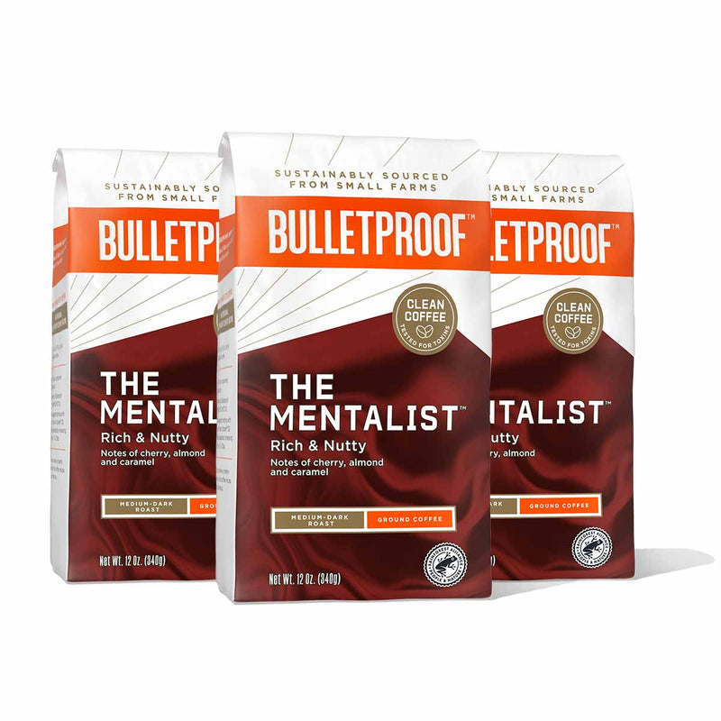 Bulletproof Mentalist Ground Coffee 3 Pack