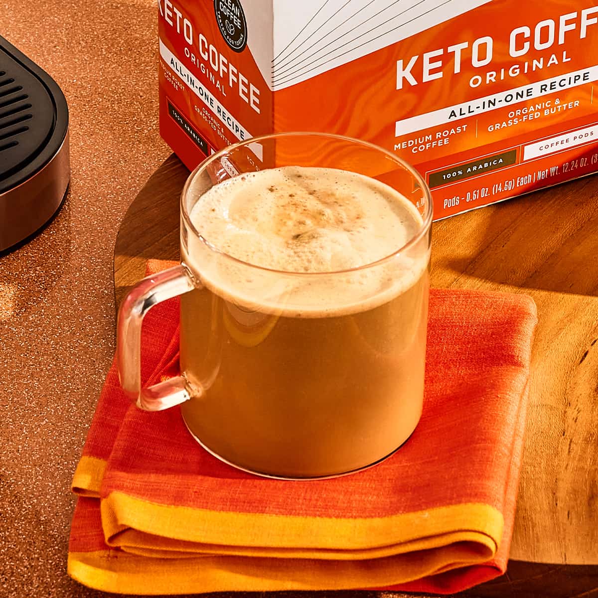Keto Diet Drink, Bulletproof Coffee with Premium Coconut MCT Oil, Zero  Carb, Sugar Free, Low Calorie Ketones Diet Drink