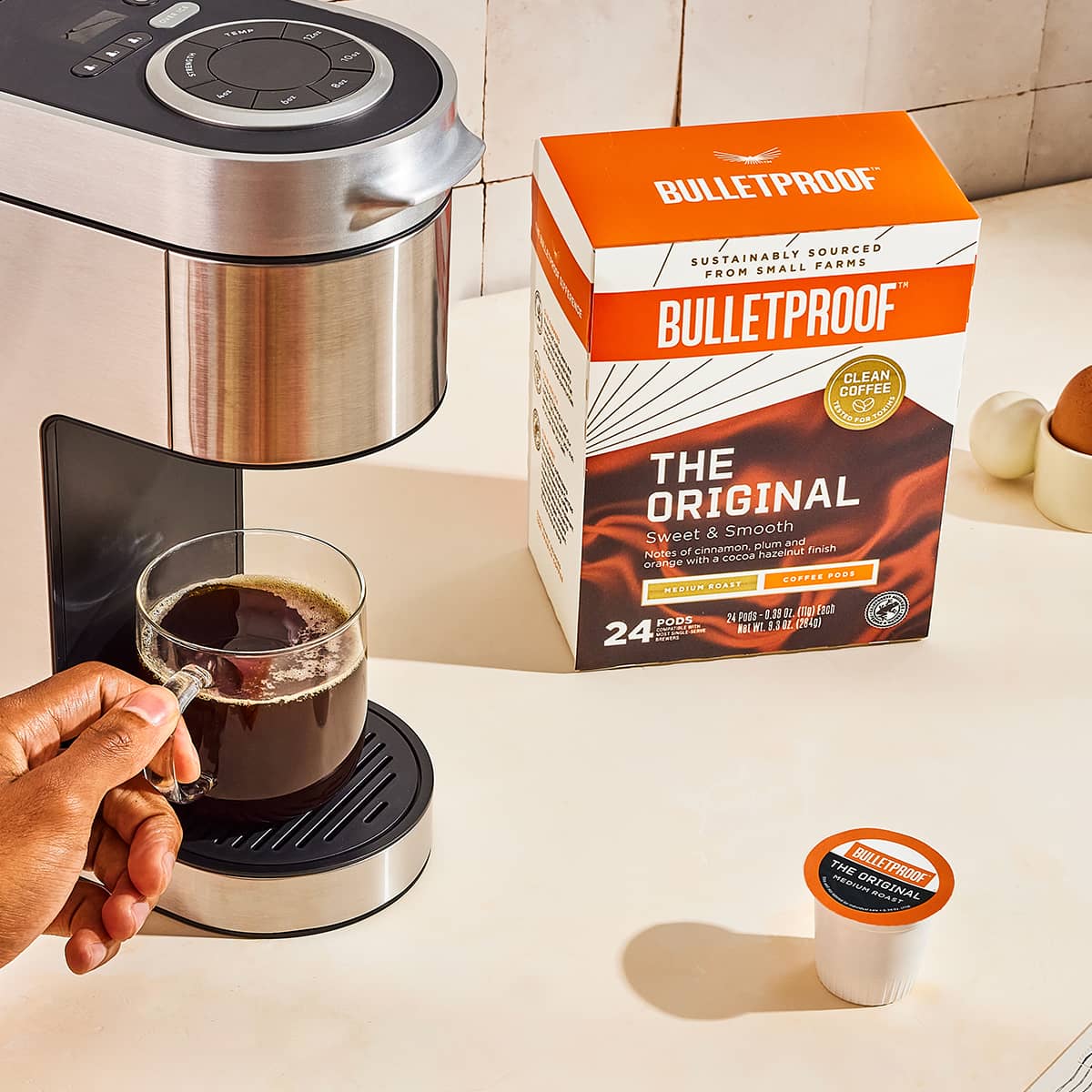 World's First Coffee Maker to Brew K-Cups and Espresso Capsules