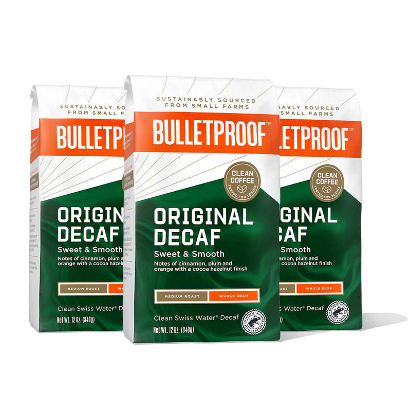 Bulletproof Original Decaf Whole Bean Coffee 3 Pack